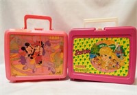 1988 Pink Plastic Barbie Lunchbox with Thermos
