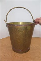 13"  high Brass Bucket