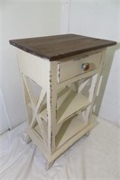 Side Table with Drawer 16" x 28" high