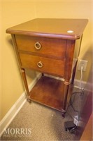 2 Drawer wooden end table