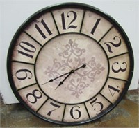 23" Metal Framed Clock