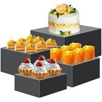 Acrylic Risers for Display,White Acrylic Cube Box