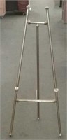 Brass Color Easel Portrait Stand, Approx. 61" Tall