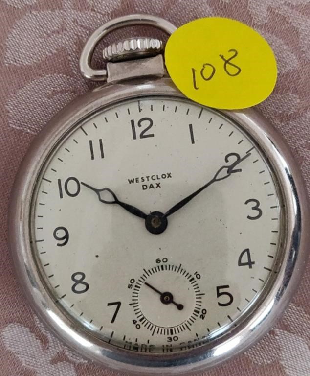 Westclox Dax Pocket Watch