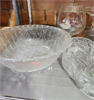 Glass- bowl, votive cups,decorative pcs,Coca-Cola