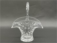 Vintage Cut Glass Bride's Basket