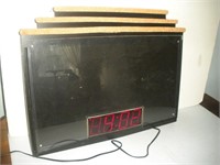 Display Digital Clock  24x18 Inches