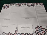 Vera Bradley Magnetic Weekly Meal Planner- Sealed