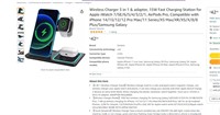 Wireless Charger 3 in 1 & adapter,