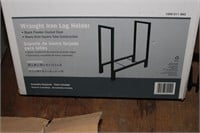 (2)Wrought Iron Log Holder New
