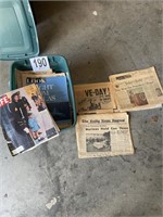 Vintage Magazines (VE-Day, Elvis, Life Magazine,