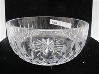 LARGE WATERFORD CRYSTAL BOWL 8 INCHES ACROSS