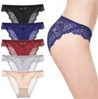 SPFASZEIV Women's X-Large 5-Pack Lace Underwear