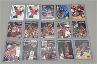 15 Michael Jordan Basketball & Baseball Cards