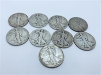 (10) SILVER DOLLARS ASSORTED DATES