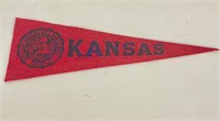 Vintage 1950’s Univ. Kansas Felt Pennant