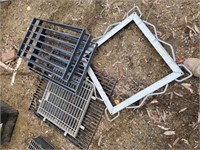 Assortment of Grates plastic and metal