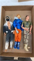 Lot of 12” GI Joe Figures