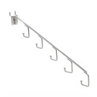 Econoco PB/5H 5 Hook Pegboard Waterfall (Pack of 4