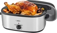 Sunvivi Roaster Oven with Self-Basting Lid, Electr