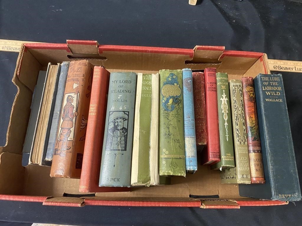 Antique and old misc books