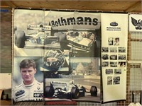 Plastic Rothmans sign- 3 panels each 24” wide x