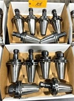 LOT CAT#-50 CNC "COLLET-TYPE" TOOLHOLDERS
