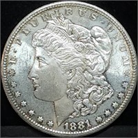 1881-S Morgan Silver Dollar Gem BU Proof Like