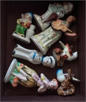Porcelain figurines made in occupied Japan