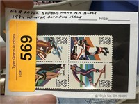 2070A STAMP BLOCK NH 1984 WINTER OLYMPICS