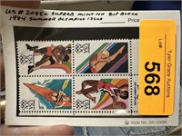 2085A STAMP BLOCK NH 1984 SUMMER OLYMPICS
