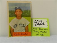 Billy Martin 1954 Bowman #145