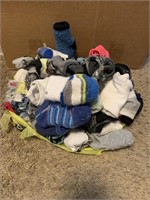 Bags full of boys toddler socks (approximately 50