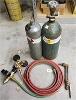 Oxy/Ace Tanks With Hose & Torch Handle