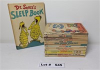 VINTAGE DR SEUSS CHILDREN'S BOOKS - RESERVE $15