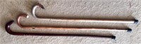 (3) Wooden Canes