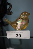 FENTON HAND PAINTED 50TH ANNIVERSARY BIRD