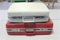 2 VINTAGE SUITCASES (1 IS SAMSONITE)- NO SHIPPING