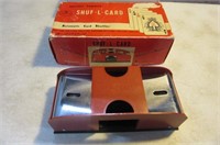 Working Vintage Card Shuffler