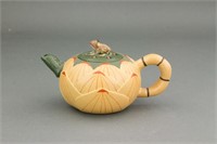 Chinese Zisha Teapot Signed