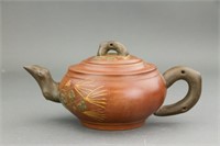 Chinese Zisha Teapot with Artist Mark
