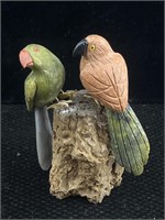 Gemstone Bird Sculpture 4.5in H