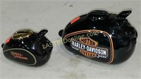 2 New Harley Davidson Piggy Banks