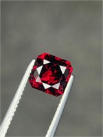3.05 carats Fancy shape natural Red Garnet