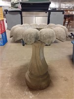 2 Pc Concrete Bird Bath