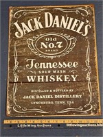 JACK DANIELS TIN SIGN