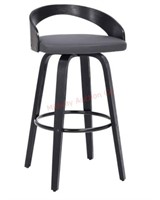 26? counter height swivel grey bar stool