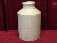 Antique Pottery Canning Jar - 6.25"dia x 10"