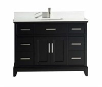 *See Notes*Genoa 48"x 22"x36"H Vanity in Espresso