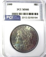 1880 Morgan MS66 LISTS $2000